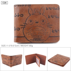 TOTORO Folded Embossed Short L...