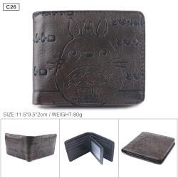 TOTORO Folded Embossed Short L...