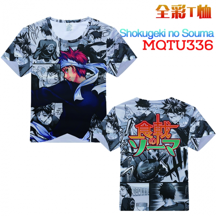 Shokugeki no Soma Full Color Printing Short sleeve T-shirt S M L XL XXL XXXL MQTU336