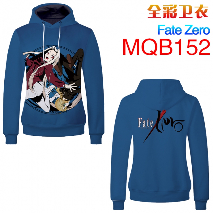 Fate stay night Full Color Long sleeve Patch pocket Sweatshirt Hoodie M L XL XXL  XXXL MQB152