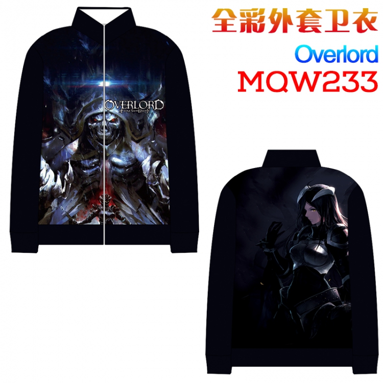 Overlord Full Color zipper Long sleeve coat Sweatshirt M L XL XXL XXXL MQW233