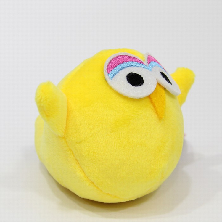 Angry Birds Yellow Plush Toy Cartoon Doll 10X8CM