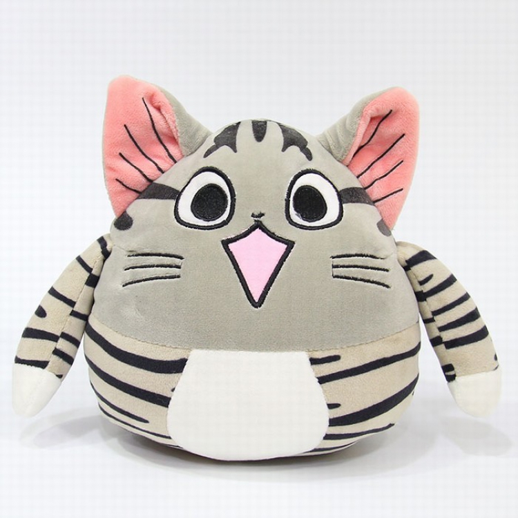 Striped Cat Plush Toy Cartoon Doll 25X21CM