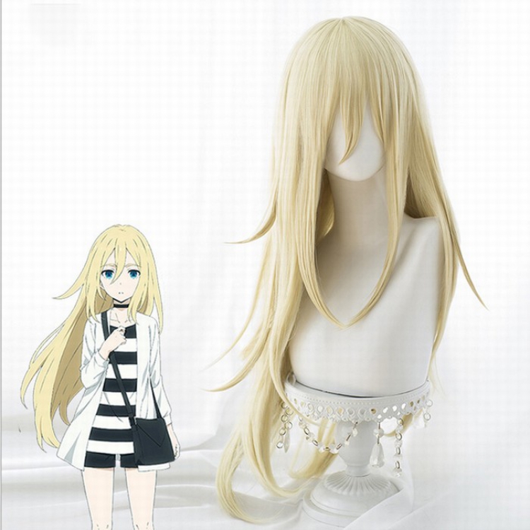 Angels of Death RachelGardner Yellow long hair Cos wig One size price for 2 pcs
