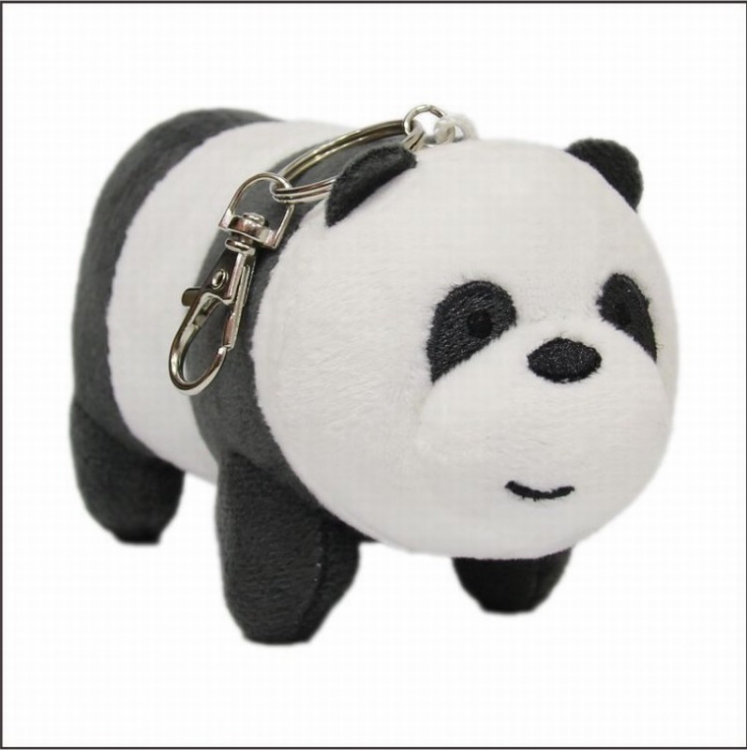 We Bare Bears Panda Plush key ring pendant 15X8CM