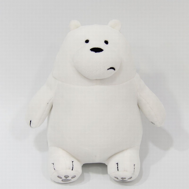 We Bare Bears White bear Sitting position Style A Plush cartoon doll toy 10CM