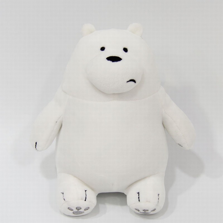 We Bare Bears White bear Sitting position Style A Plush cartoon doll toy 10CM