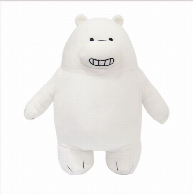 We Bare Bears White bear Standing posture Style B Plush cartoon doll toy 30CM