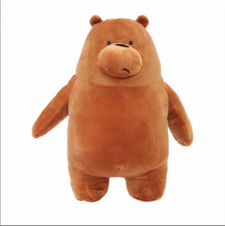 We Bare Bears Brown bear Standing posture Style B Plush toy cartoon doll 30CM
