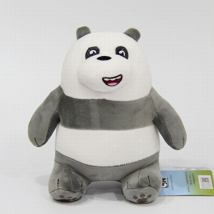 We Bare Bears Panda Sitting position Style A Plush toy cartoon doll 20CM price for 5 pcs