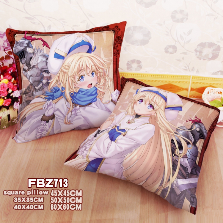 Goblin Slayer Square universal double-sided full color pillow cushion 45X45CM FBZ713