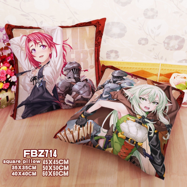 Goblin Slayer Square universal double-sided full color pillow cushion 45X45CM FBZ714
