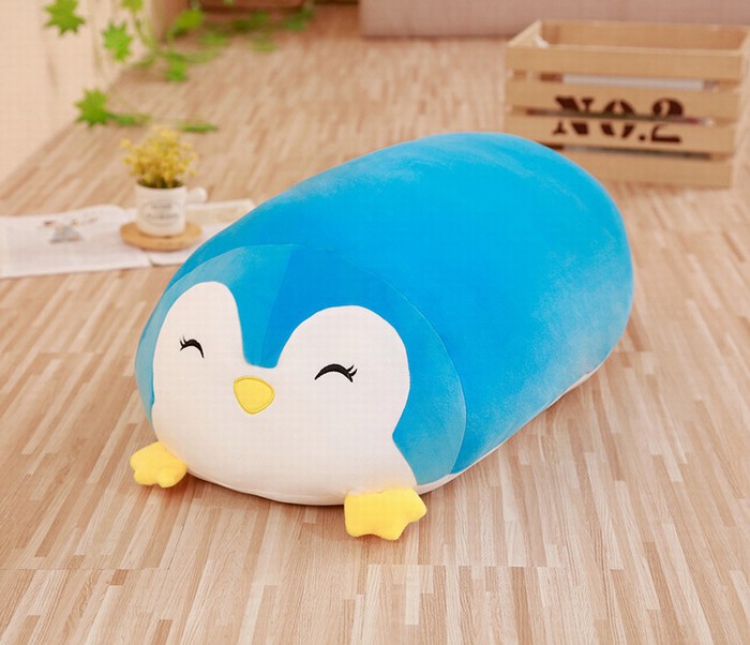 Blue penguin Plush toy cartoon doll cushion pillow 90CM 2KGS