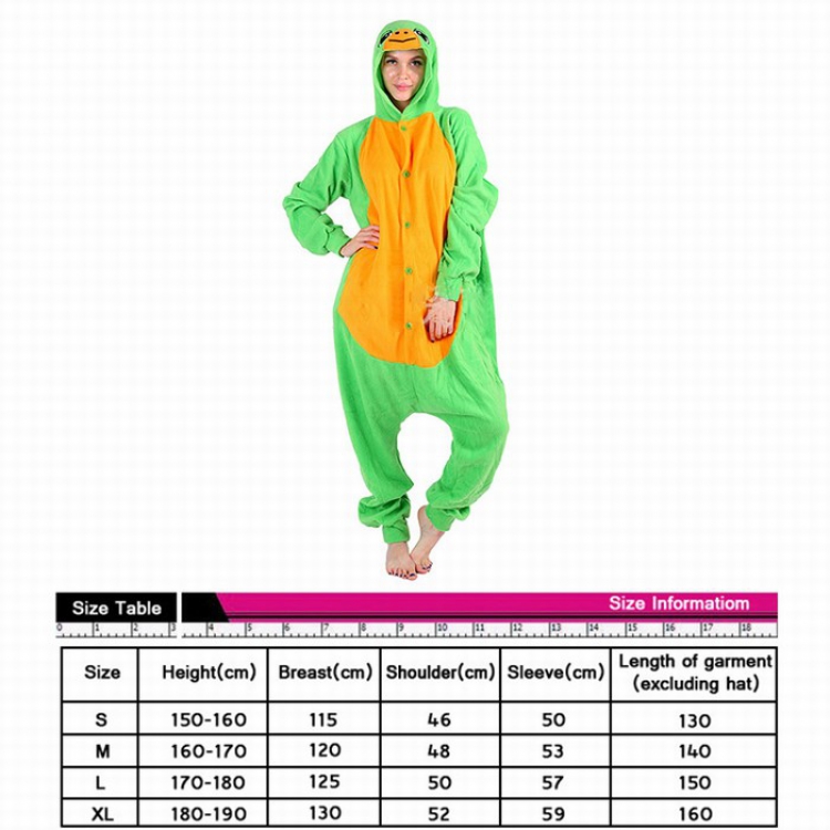Animal 3D Cartoon Tortoise One-piece Pajamas S M L XL preorder 3 days price for 3 pcs