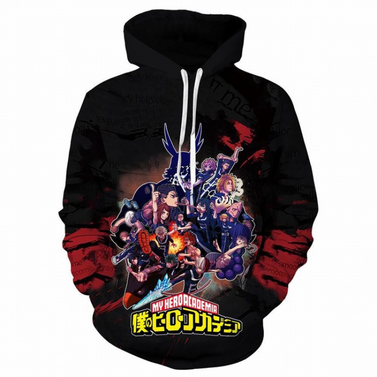 My Hero Academia Round neck pullover with hat sweater S M L XL XXL XXXL XXXXL XXXXXL preorder 3days price for 2 pcs