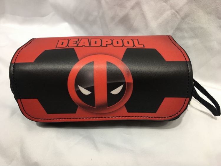 Deadpool Double zipper pencil case Pencil Bag 20X8X9CM Style A