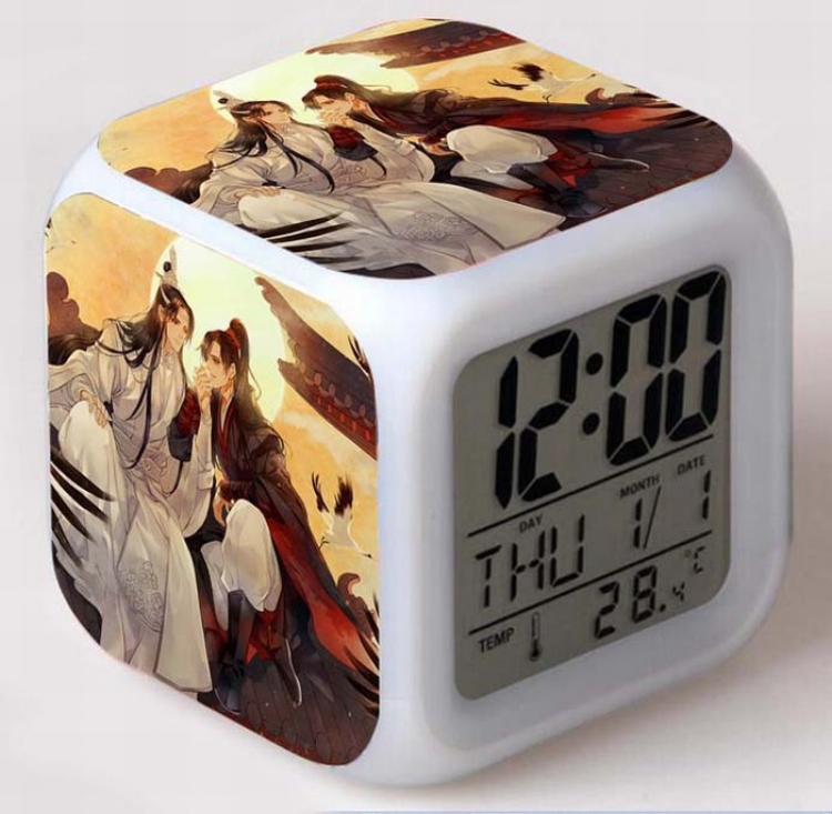 The wizard of the de Colorful Mood Discoloration Boxed Alarm clock Style C