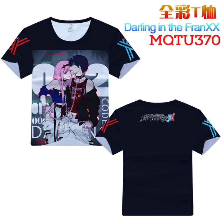 Darling in the Franxx Full color printed short-sleeved T-shirt S M L XL XXL XXXL MQTU370