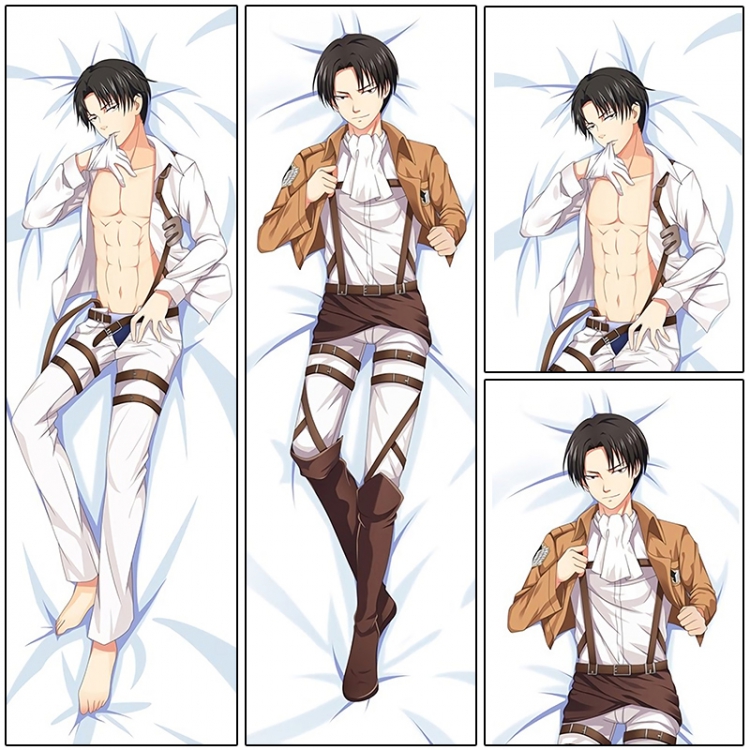 Shingeki no Kyojin Full color double-sided humanoid body pillow 150X50CM