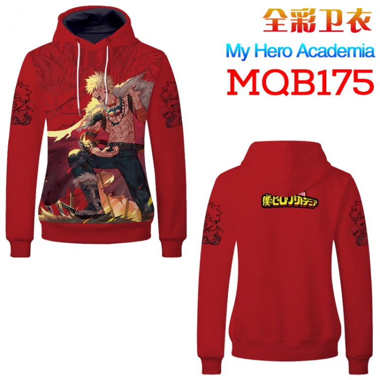 My Hero Academia Full color long sleeve with hat sweater M L XL XXL XXXL MQB175