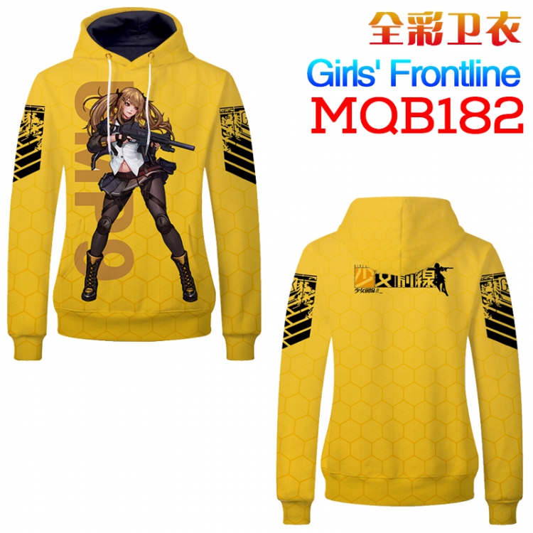 Girls Frontline Full color long sleeve with hat sweater M L XL XXL XXXL MQB182
