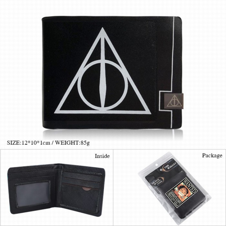 Harry Potter Full color printed short wallet Purse 12X10X1CM 85G
