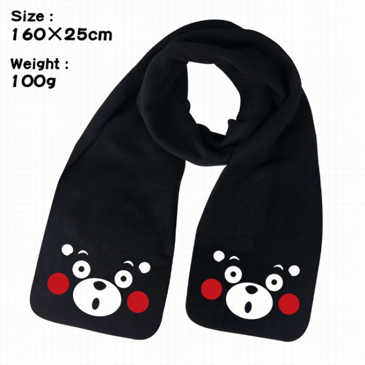 Kumamon Keep warm Plush Scarf Bib 160X25CM 100G Style A