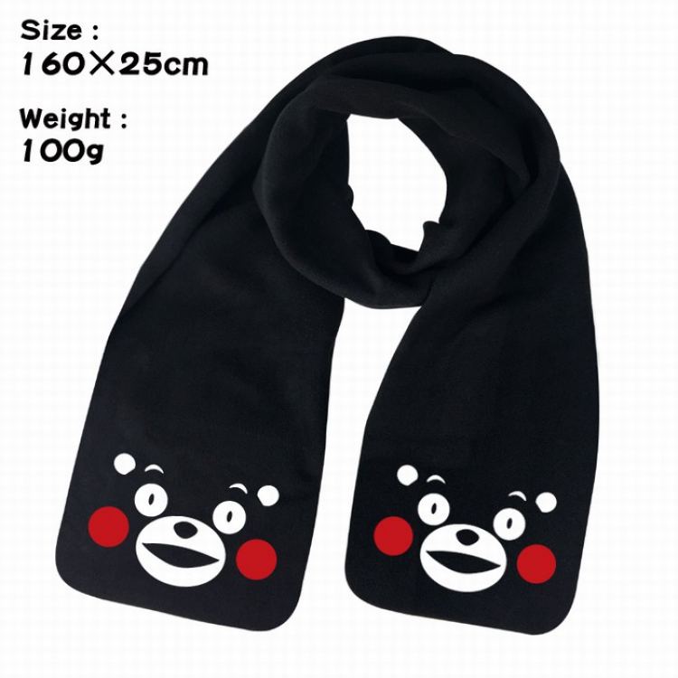 Kumamon Keep warm Plush Scarf Bib 160X25CM 100G Style C