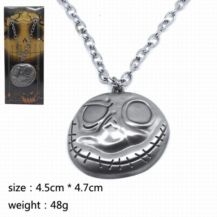 The Nightmare Before Christmas Necklace 4.5X4.7CM 48G