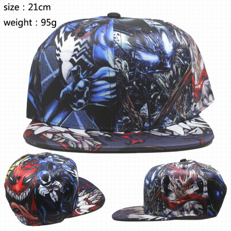 Venom Printed hip hop hat 21CM 95G