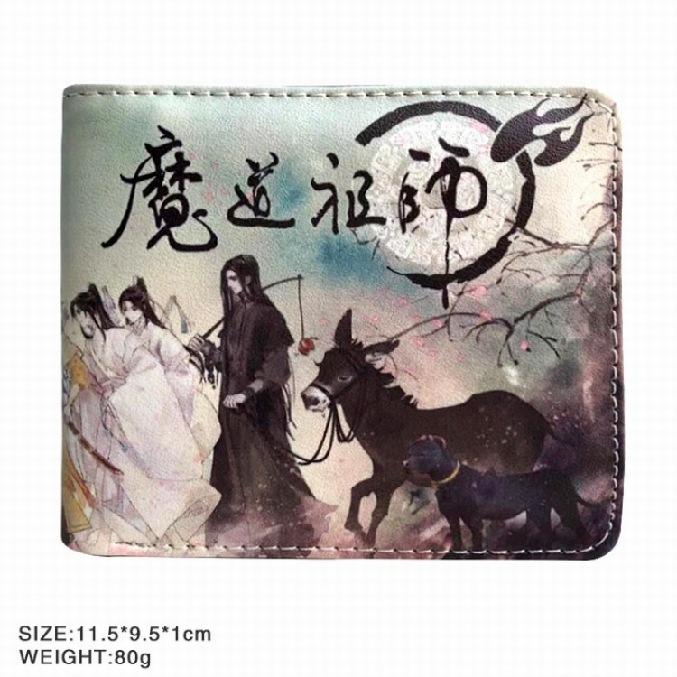 The wizard of the de Twill two-fold short wallet purse 11.5X9.5X1CM 80G