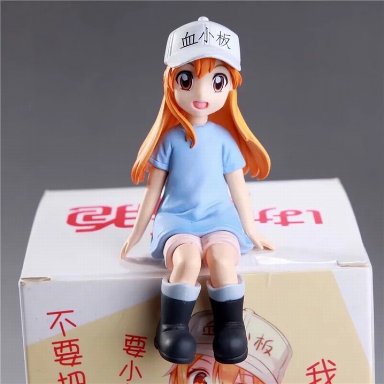 Working cell Platelet Sitting position Boxed Figure Decoration 7CM a box of 60 100G