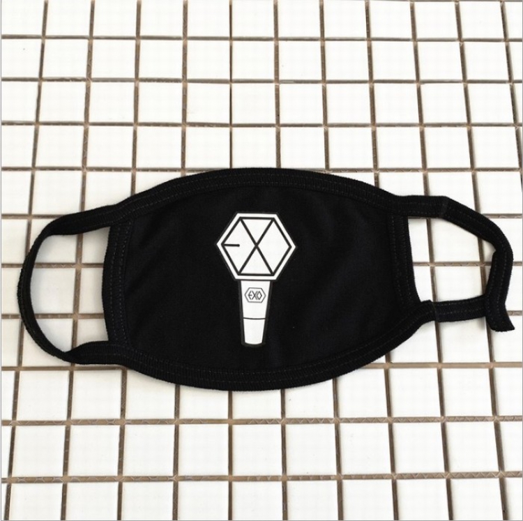 EXO Alice Color printing Three layers of cotton Mask 25X11CM price for 5 pcs