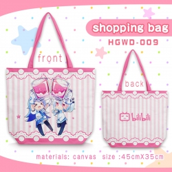 Bilibili One-shoulder canvas z...