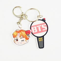 BTS v Cartoon doll keychain pe...