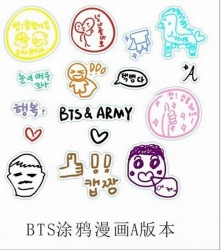 BTS Style A Graffiti comics Ac...