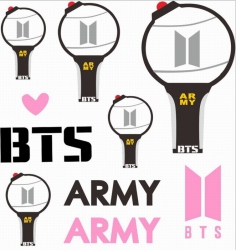 BTS Mobile phone sticker OPP b...