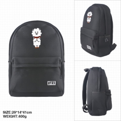 BTS BT21 lamb Mesh black zippe...