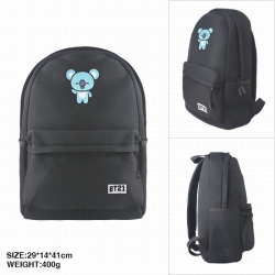 BTS BT21 Koala Mesh black zipp...