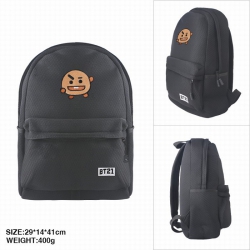 BTS BT21 Biscuits Mesh black z...