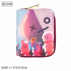 BTS BT21 Twill two fold short ...