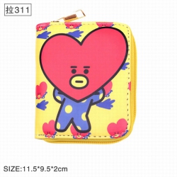 BTS BT21 Twill two fold short ...