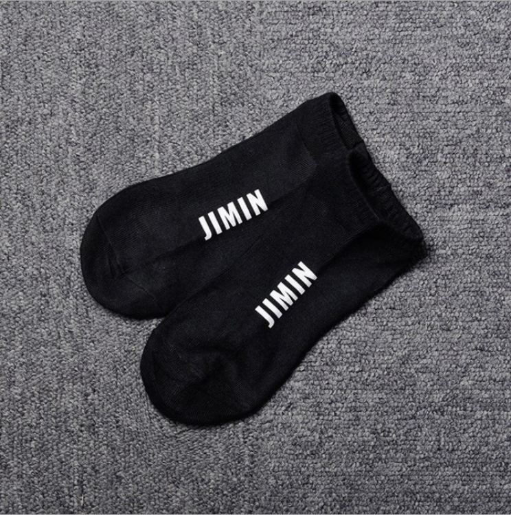 BTS JIMIN Cotton socks 22.5-24CM 23G price for 5 pcs