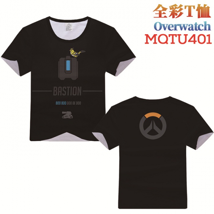 Overwatch Full Color Short Sleeve T-Shirt S M L XL XXL XXXL MQTU401
