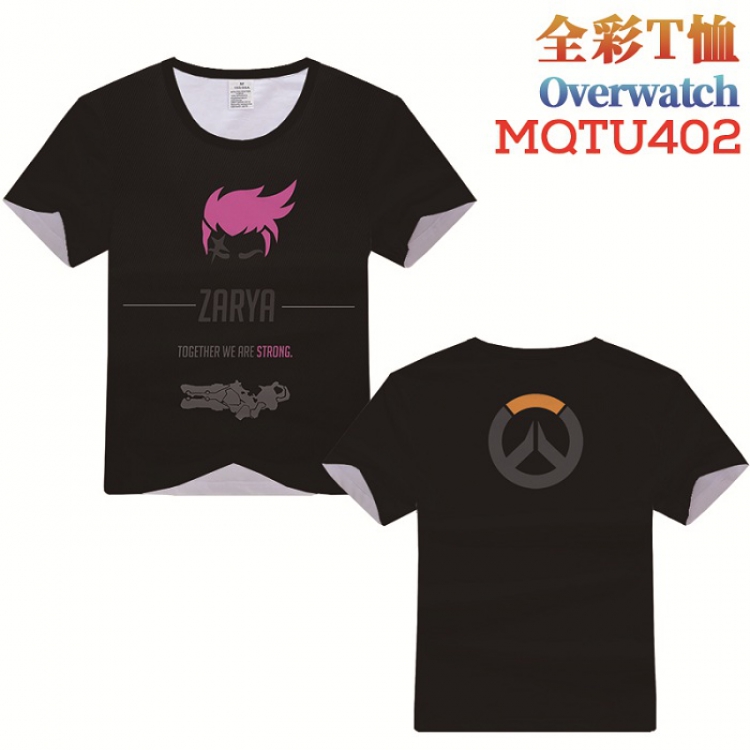 Overwatch Full Color Short Sleeve T-Shirt S M L XL XXL XXXL MQTU402