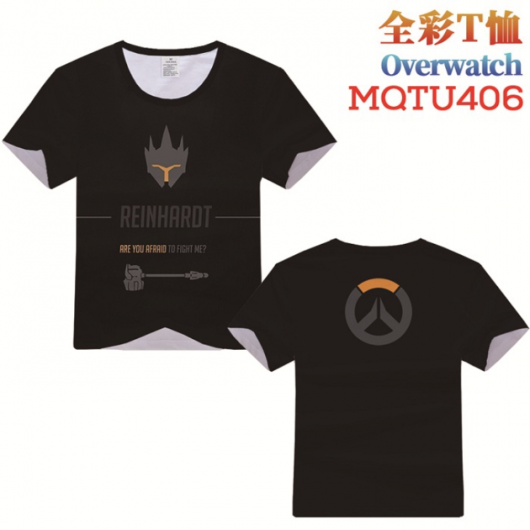 Overwatch Full Color Short Sleeve T-Shirt S M L XL XXL XXXL MQTU406