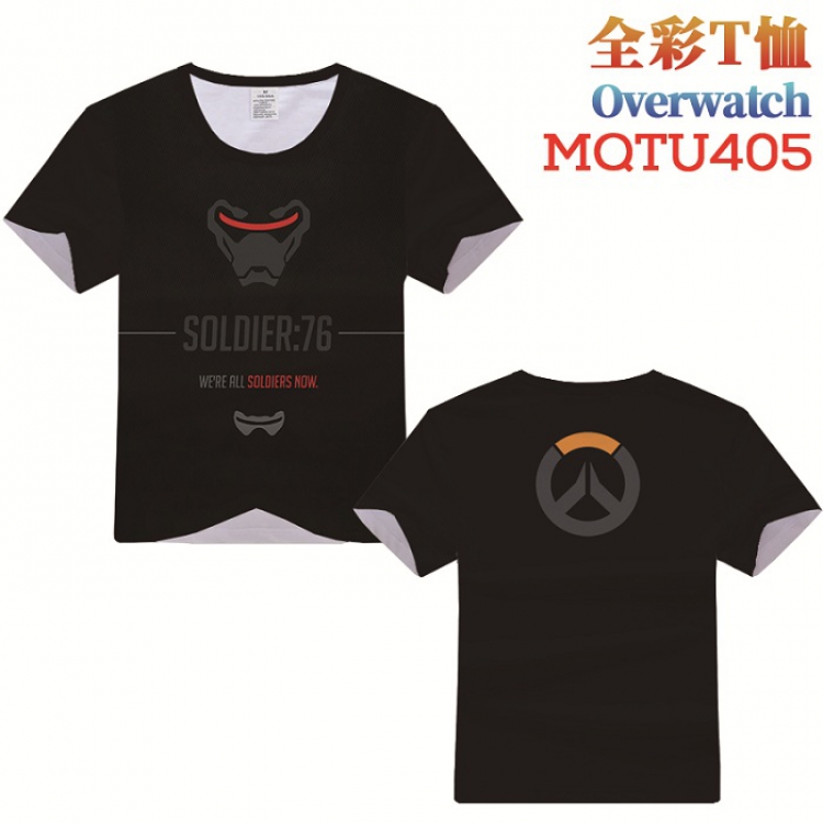 Overwatch Full Color Short Sleeve T-Shirt S M L XL XXL XXXL MQTU405