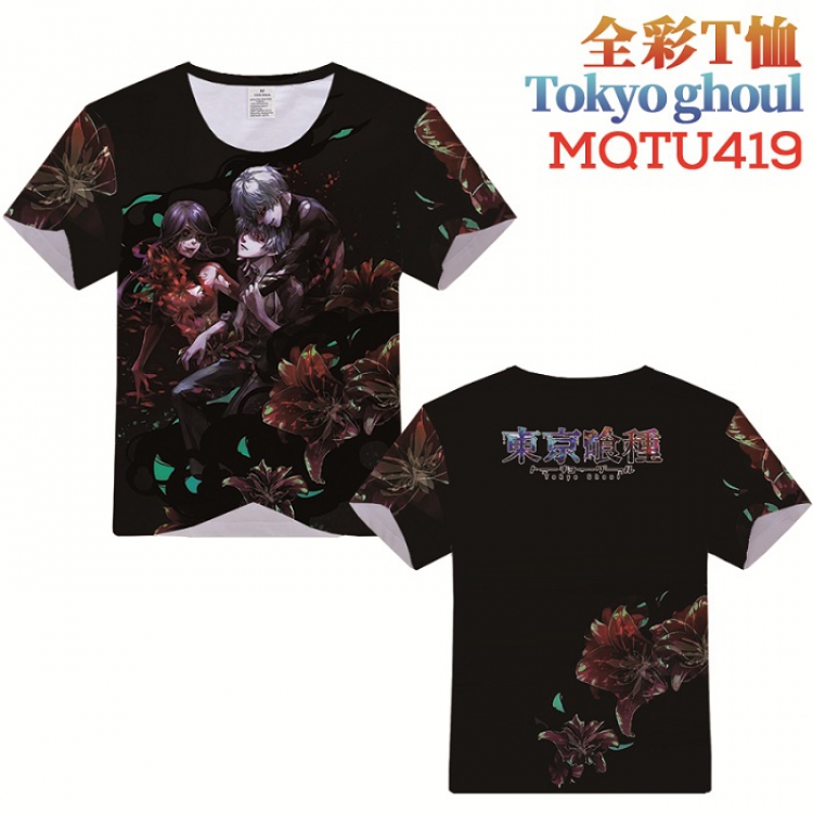 Tokyo Ghoul Full Color Short Sleeve T-Shirt S M L XL XXL XXXL MQTU419