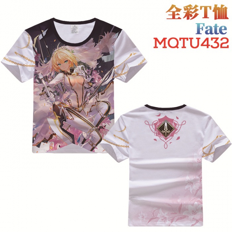 Fate stay night Full Color Short Sleeve T-Shirt S M L XL XXL XXXL MQTU432