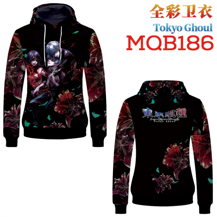 Tokyo Ghoul Full color long sleeve with hat sweater M L XL XXL XXXL MQB186